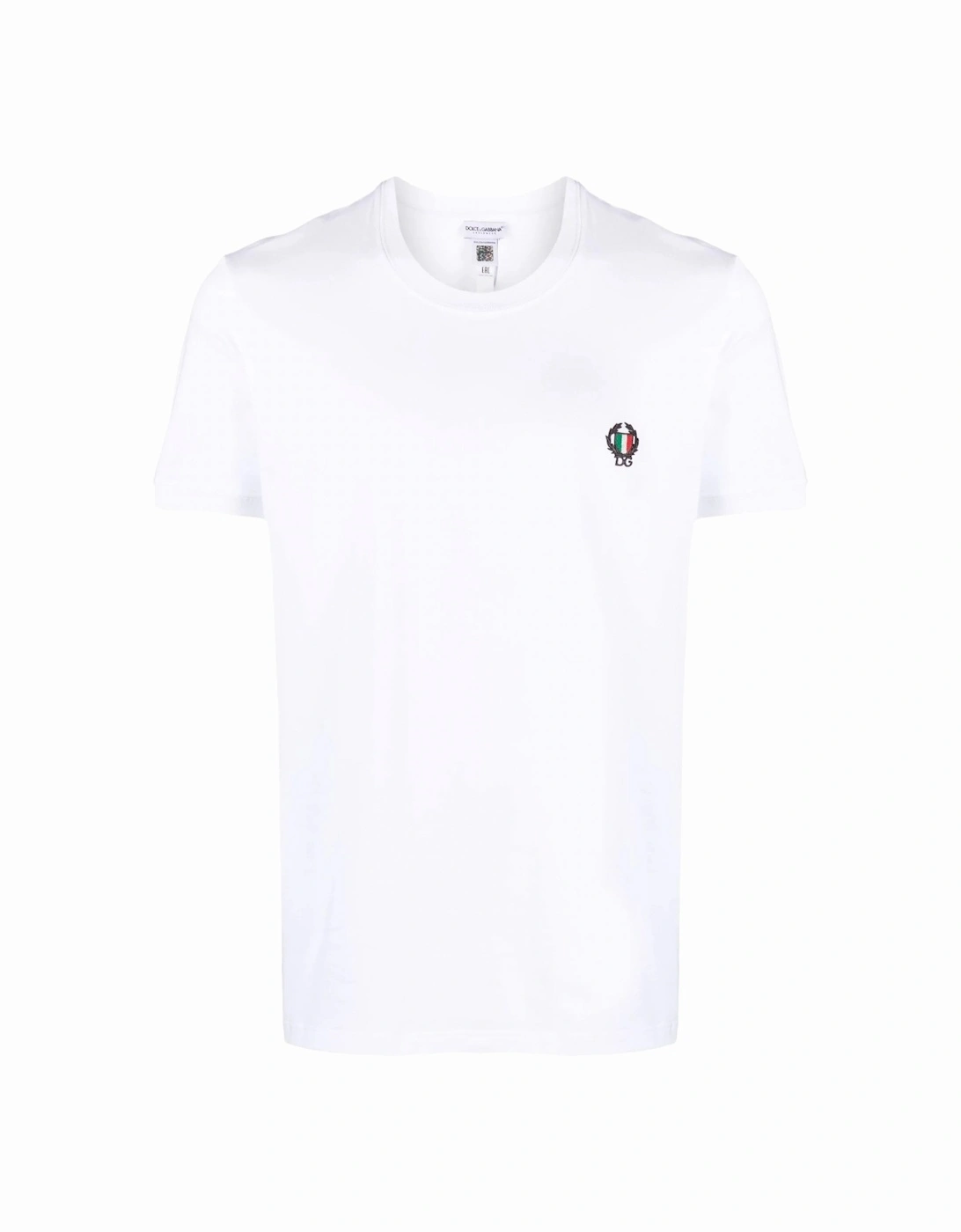 Crest Cotton T-shirt White, 4 of 3