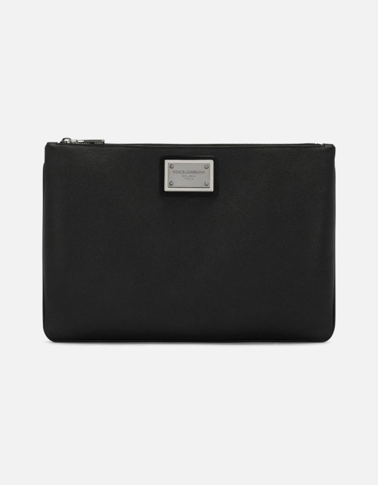 Leather Pochette Black