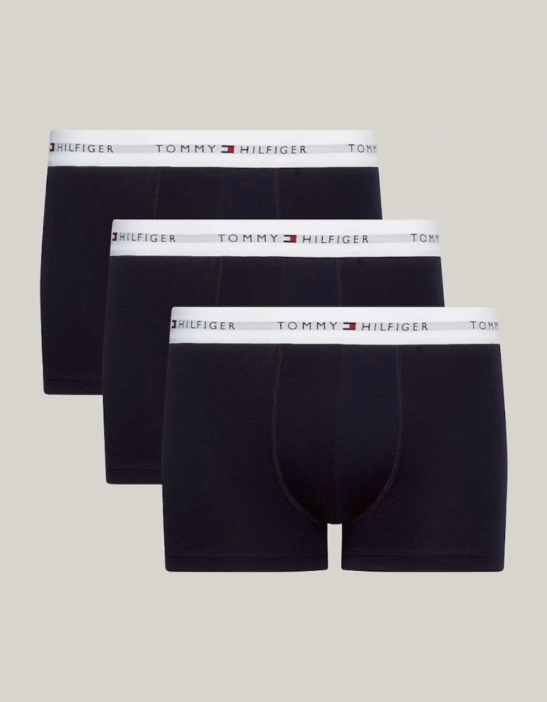 3 Pack Mens Contrast Trunks