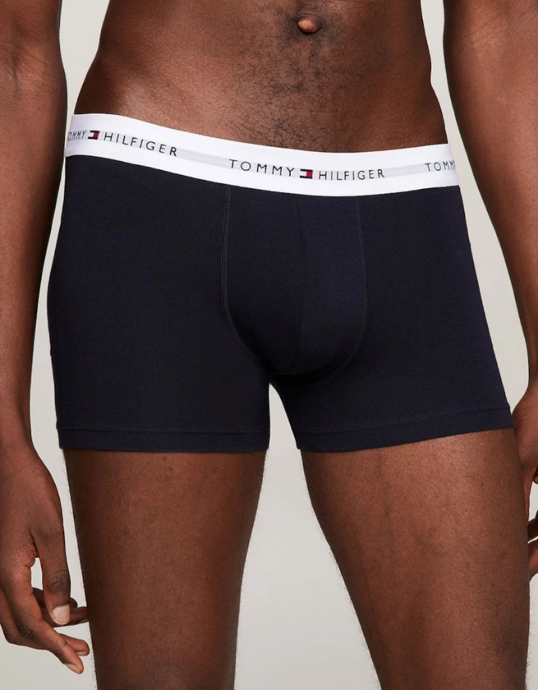 3 Pack Mens Contrast Trunks