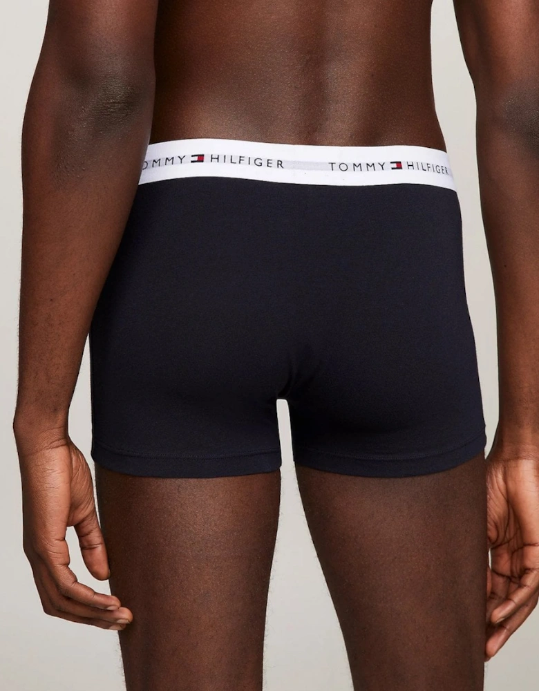 3 Pack Mens Contrast Trunks