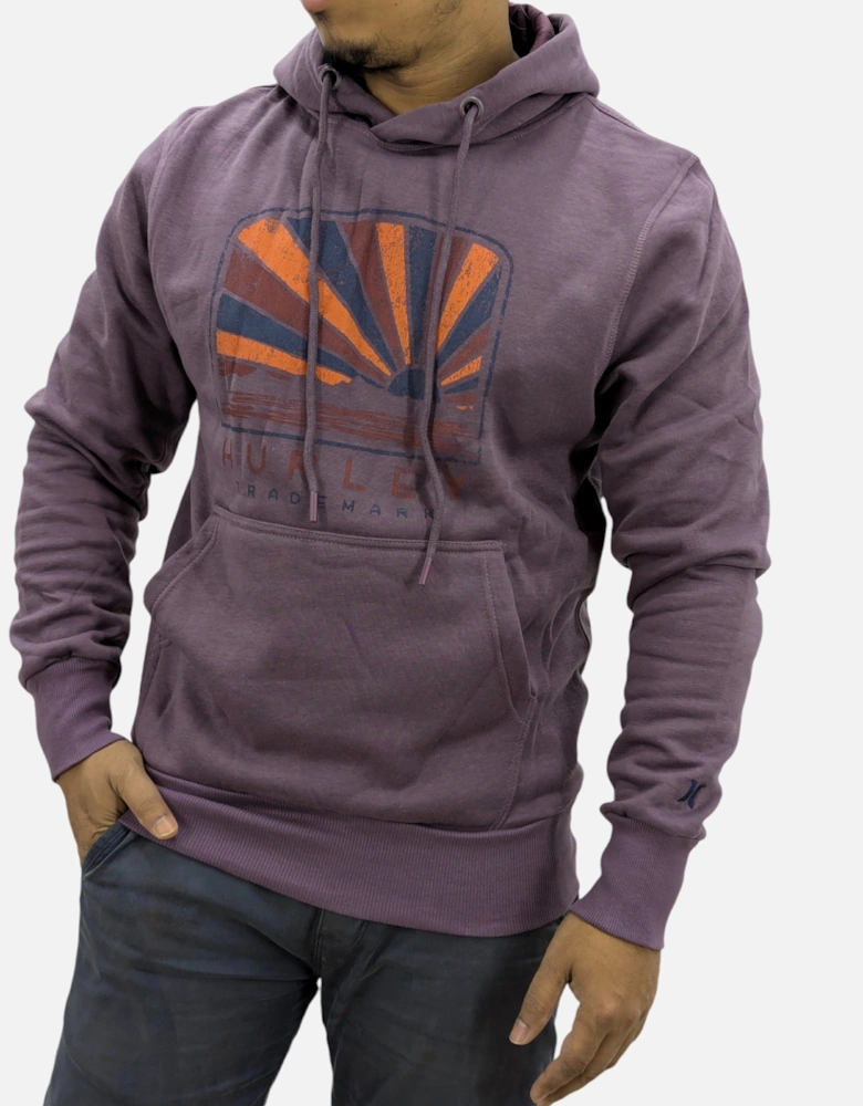 Mens Fleece Hoodie Long Sleeve Warm Soccer Casual Pullover Hooded Jumper