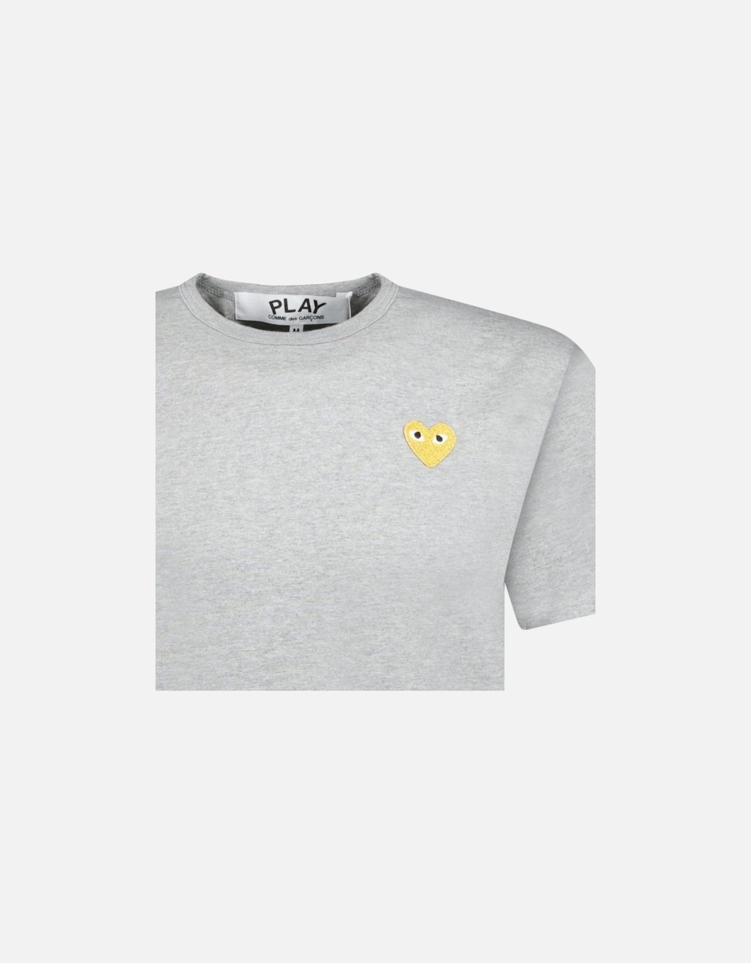 Gold Heart Logo T-Shirt Grey