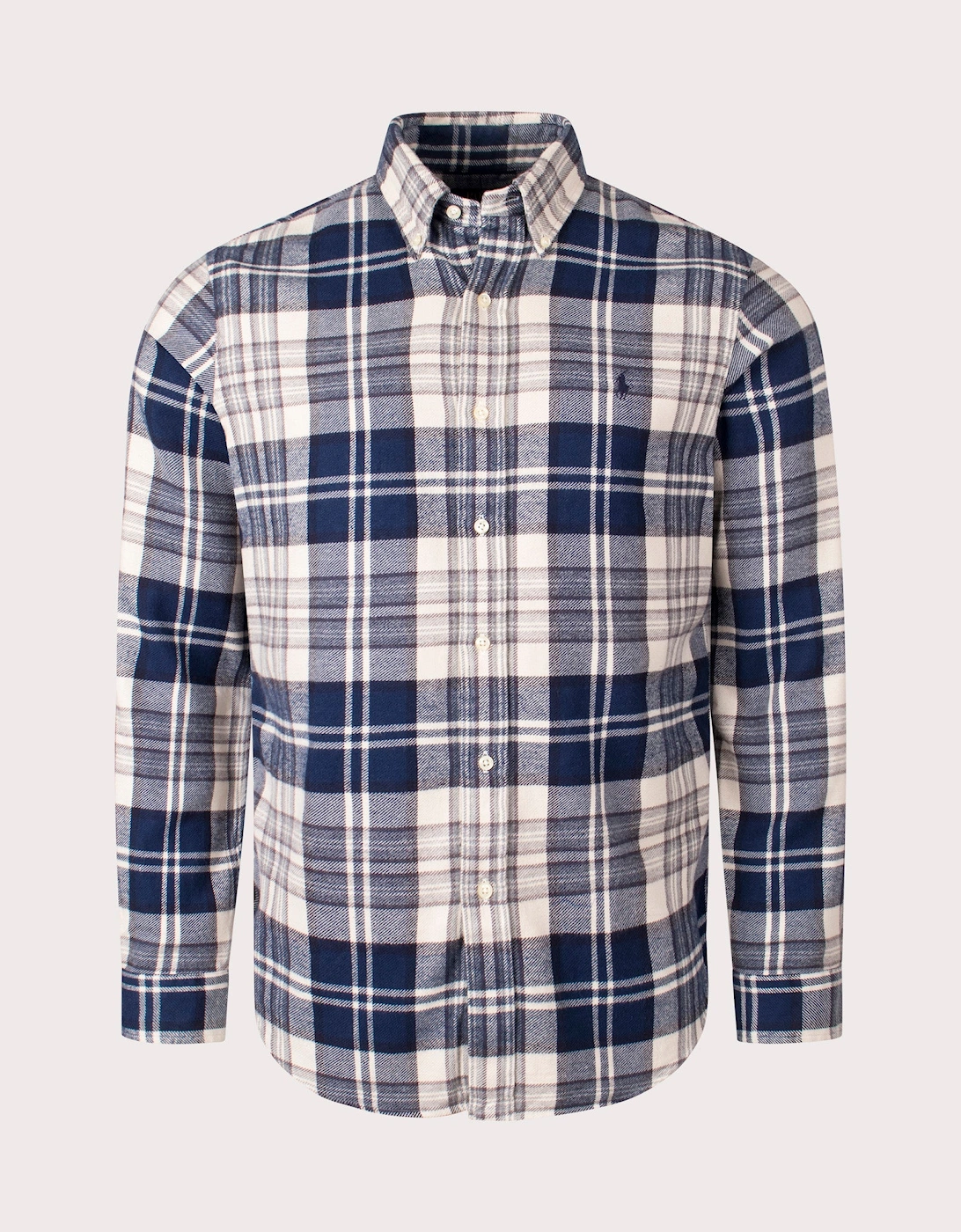 Custom Fit Plaid Brushed Flannel Shirt, 4 of 3