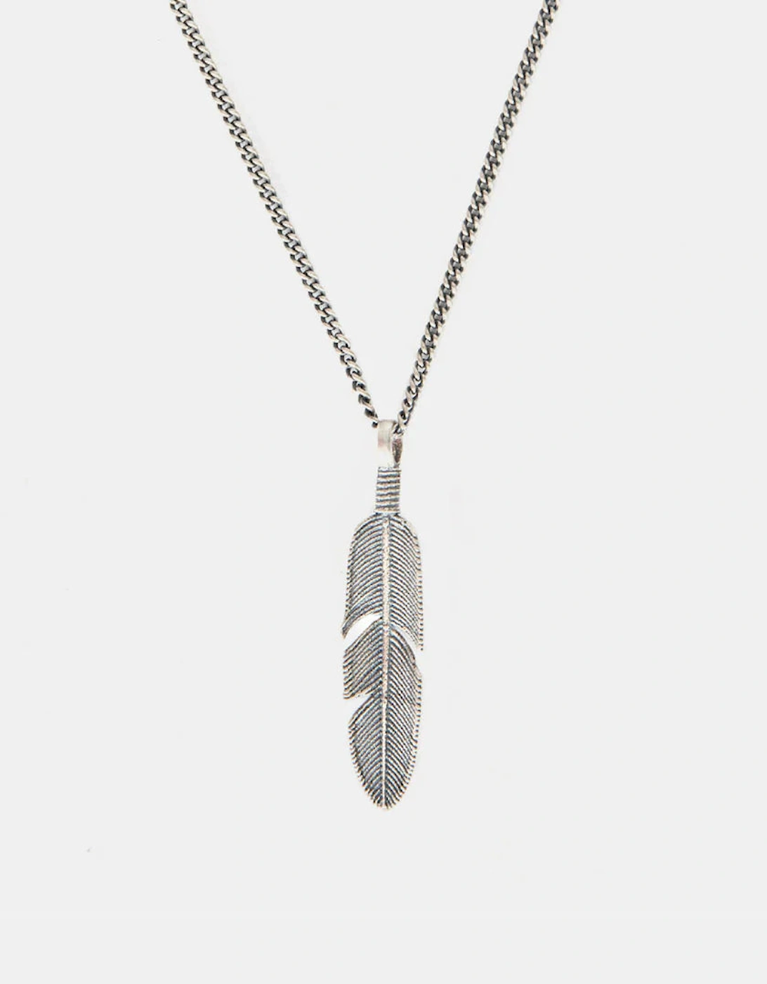 Sterling Silver Ethereal Feather Necklace, 3 of 2