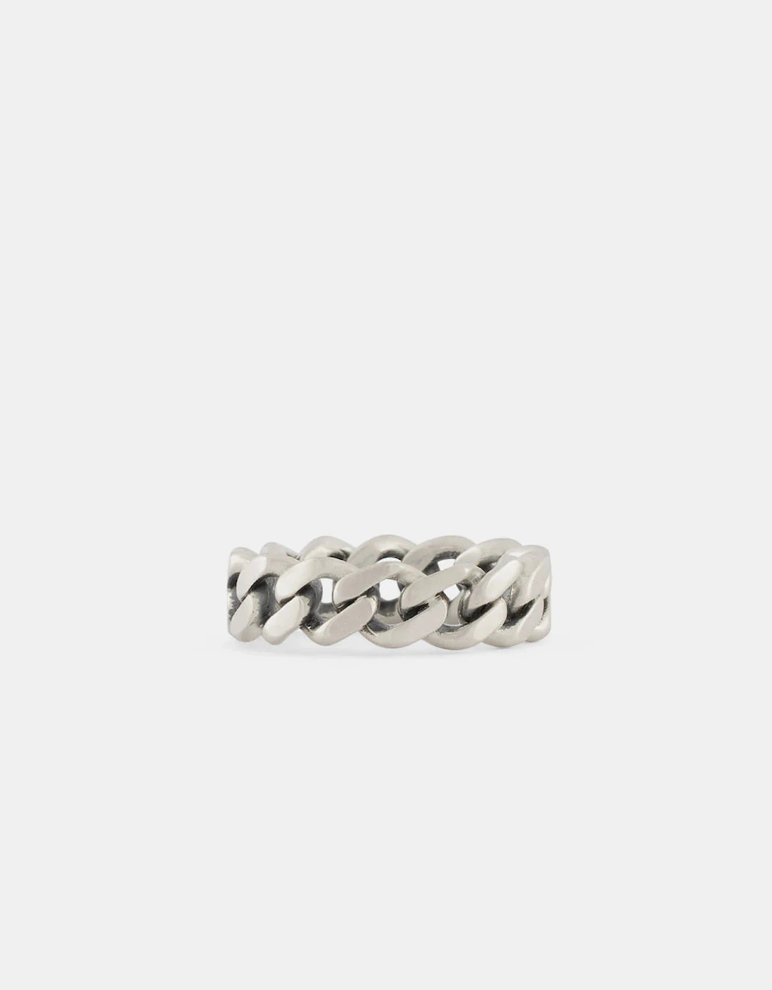 Sterling Silver Cuban Link Ring, 3 of 2