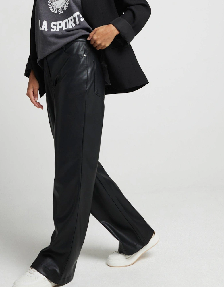 Straight Leg Trouser - Black