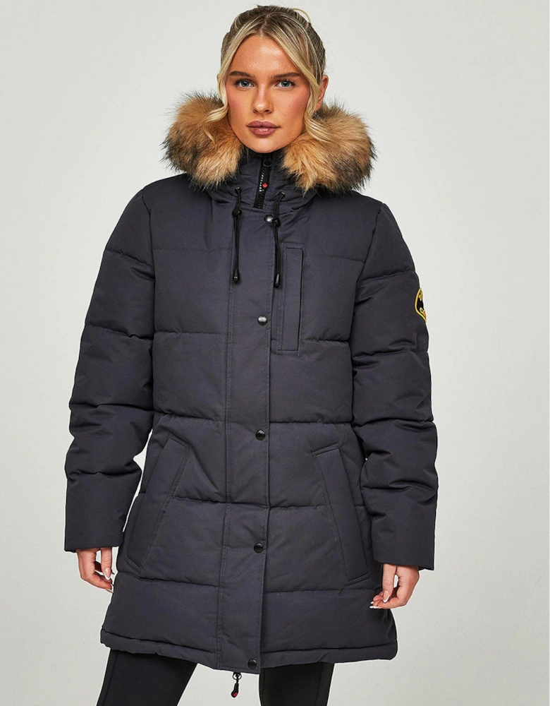 Goshawa Padded Parka - Grey