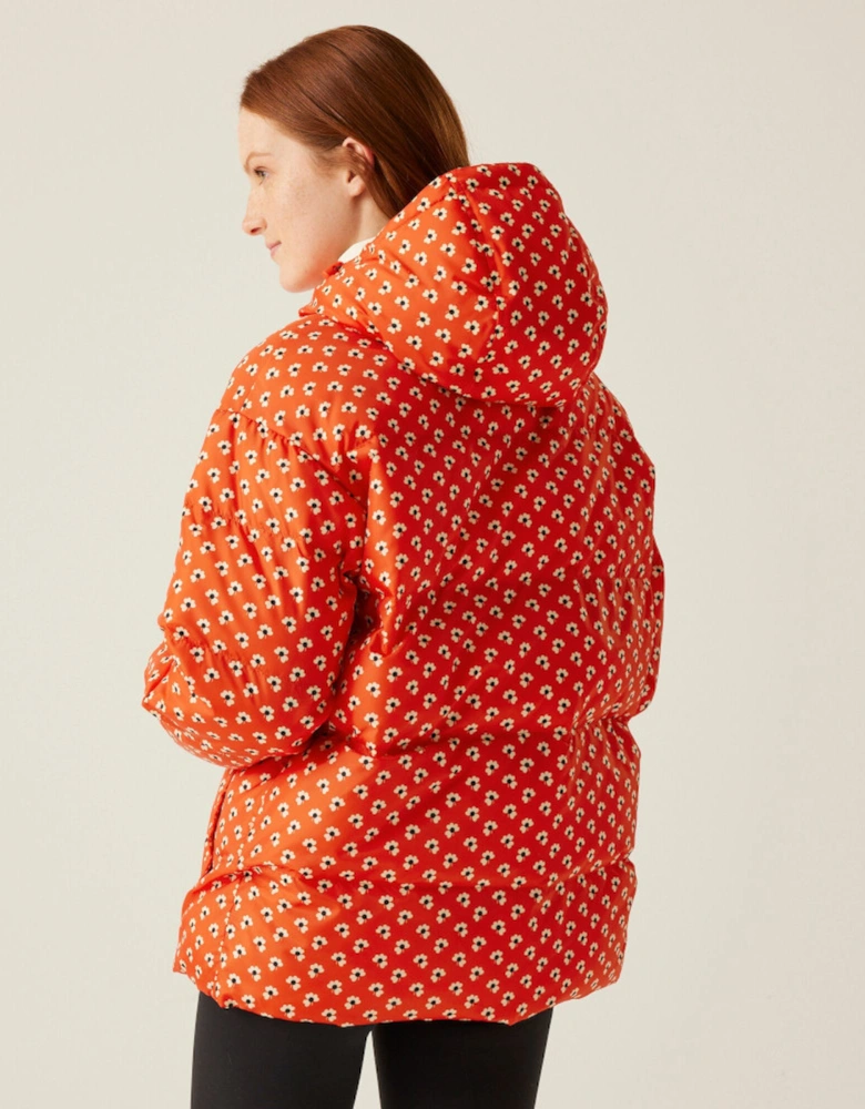 Womens Orla Kiely Full Zip Padded Jacket