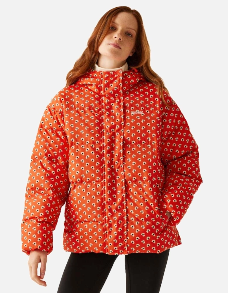 Womens Orla Kiely Full Zip Padded Jacket