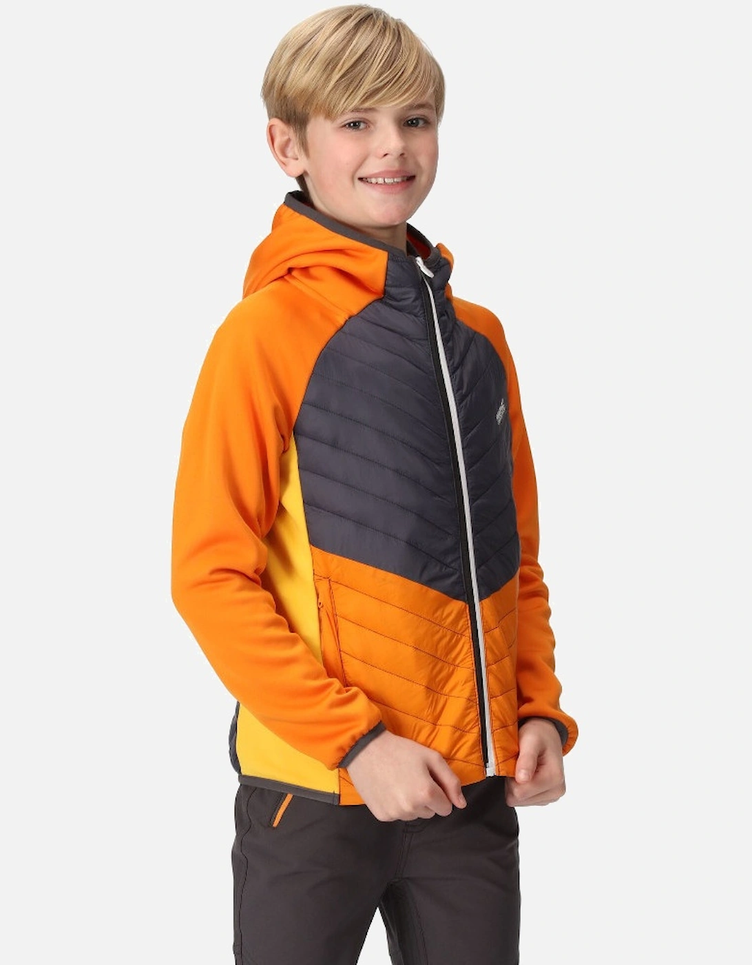 Boys Kielder Hybrid VII Padded Full Zip Jacket, 5 of 4