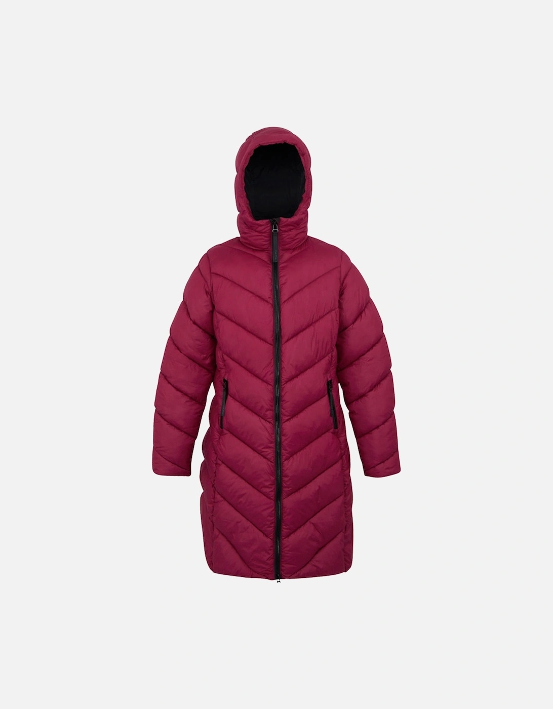 Womens Andia II Longline Full Zip Padded Jacket