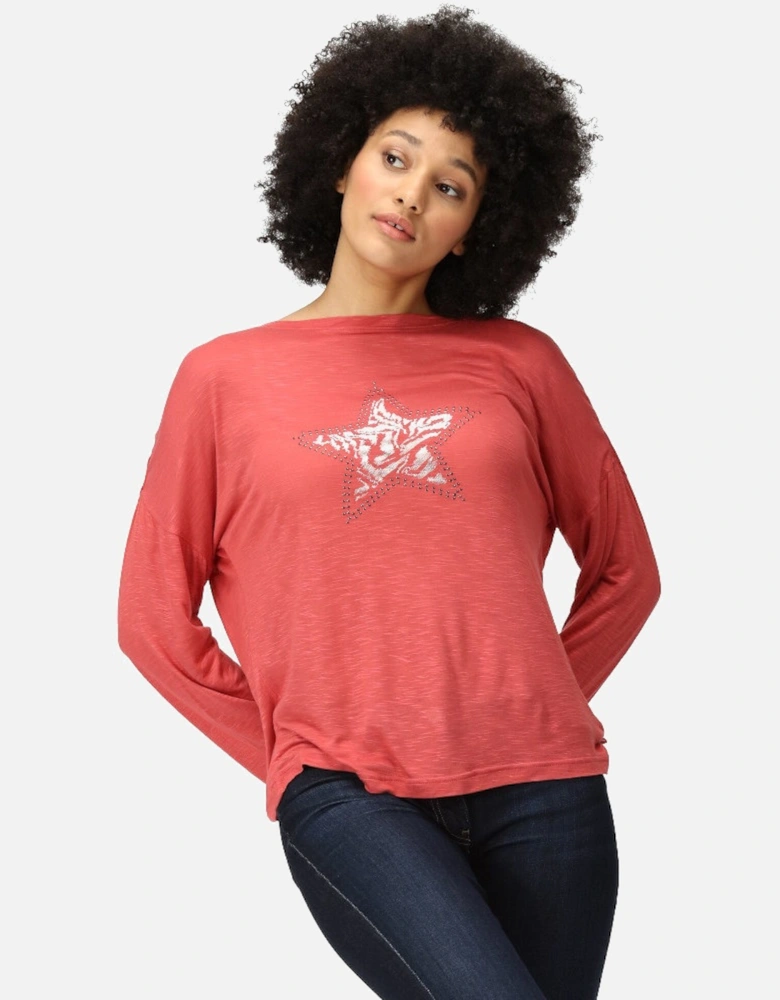 Womens Carlene Long Sleeve T Shirt Tee