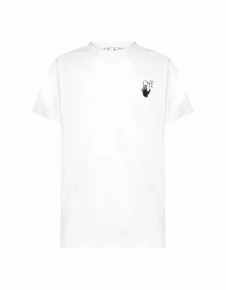 Off White Degrade Arrow Oversized Fit White T Shirt