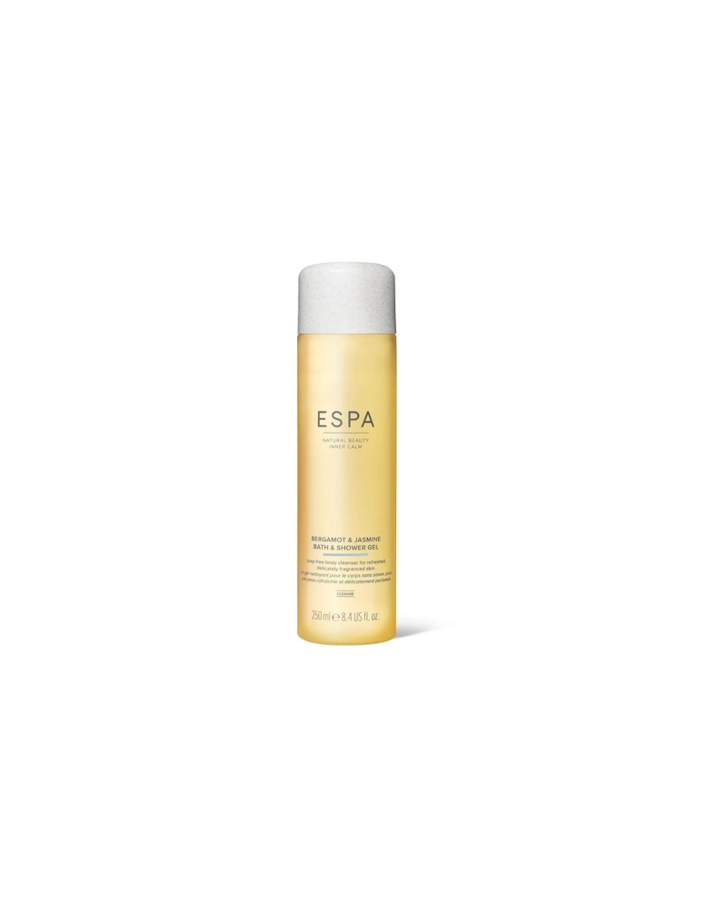 Bergamot and Jasmine Bath and Shower Gel 250ml - ESPA