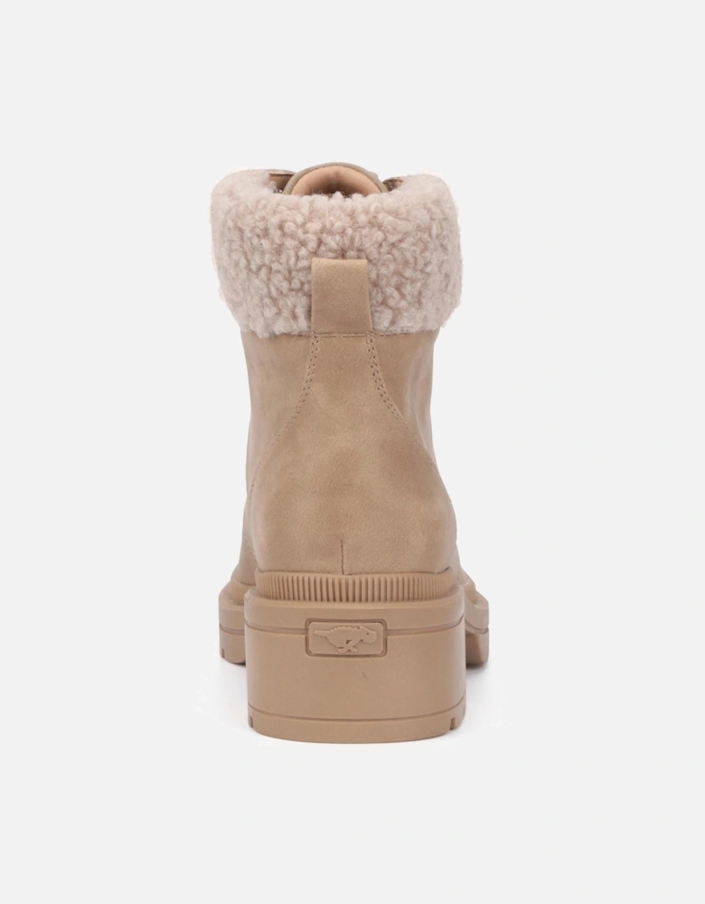 Icy Textile Women's Taupe Boots