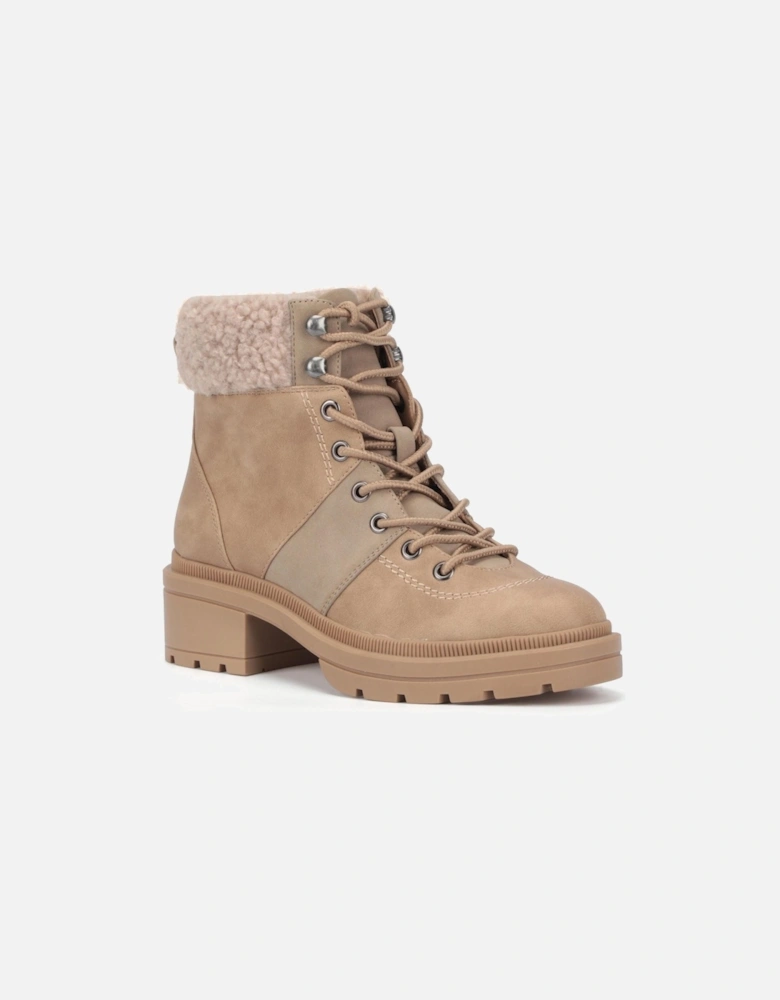 Icy Textile Women's Taupe Boots