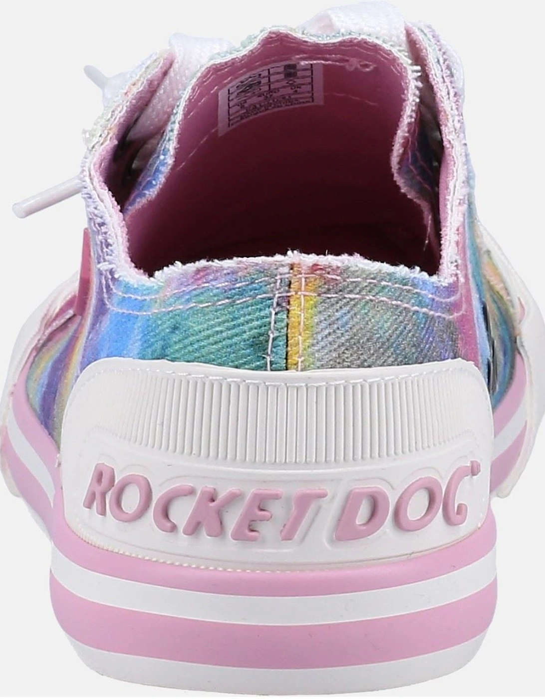 model Jazzin Candy Tie Dye Sneaker Female in Pink/Multi