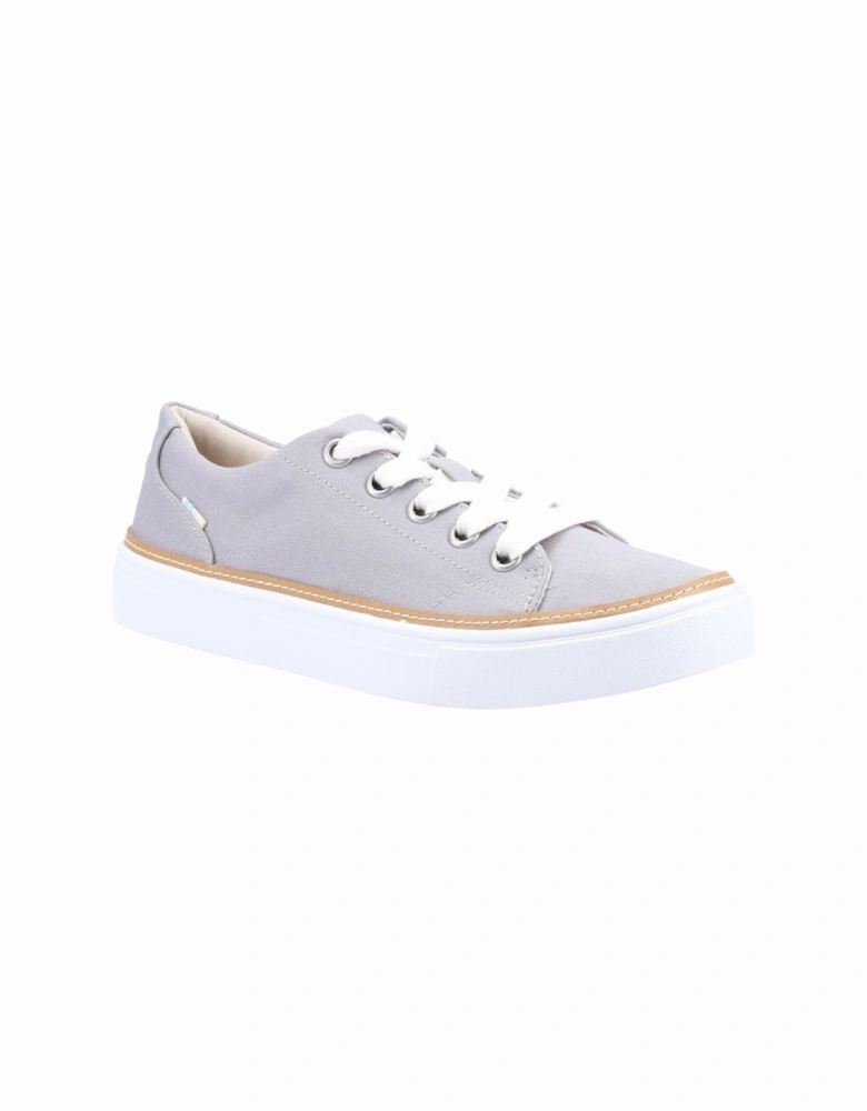 Alex 100% Cotton Women's Drizzle Grey Trainers