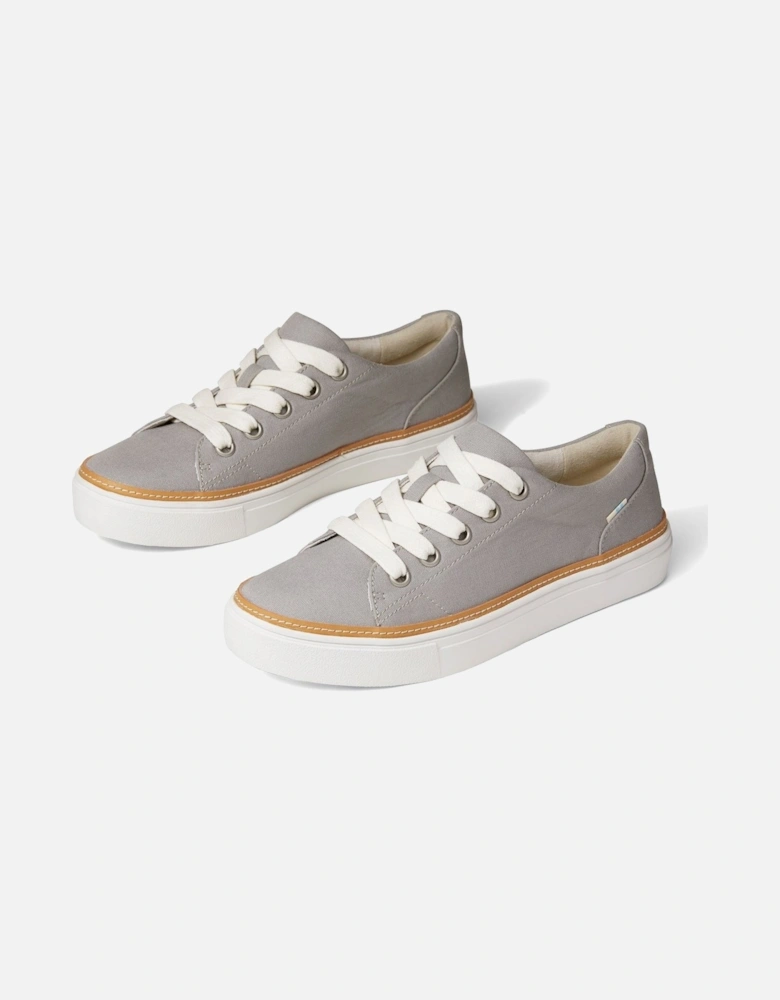 Alex 100% Cotton Women's Drizzle Grey Trainers