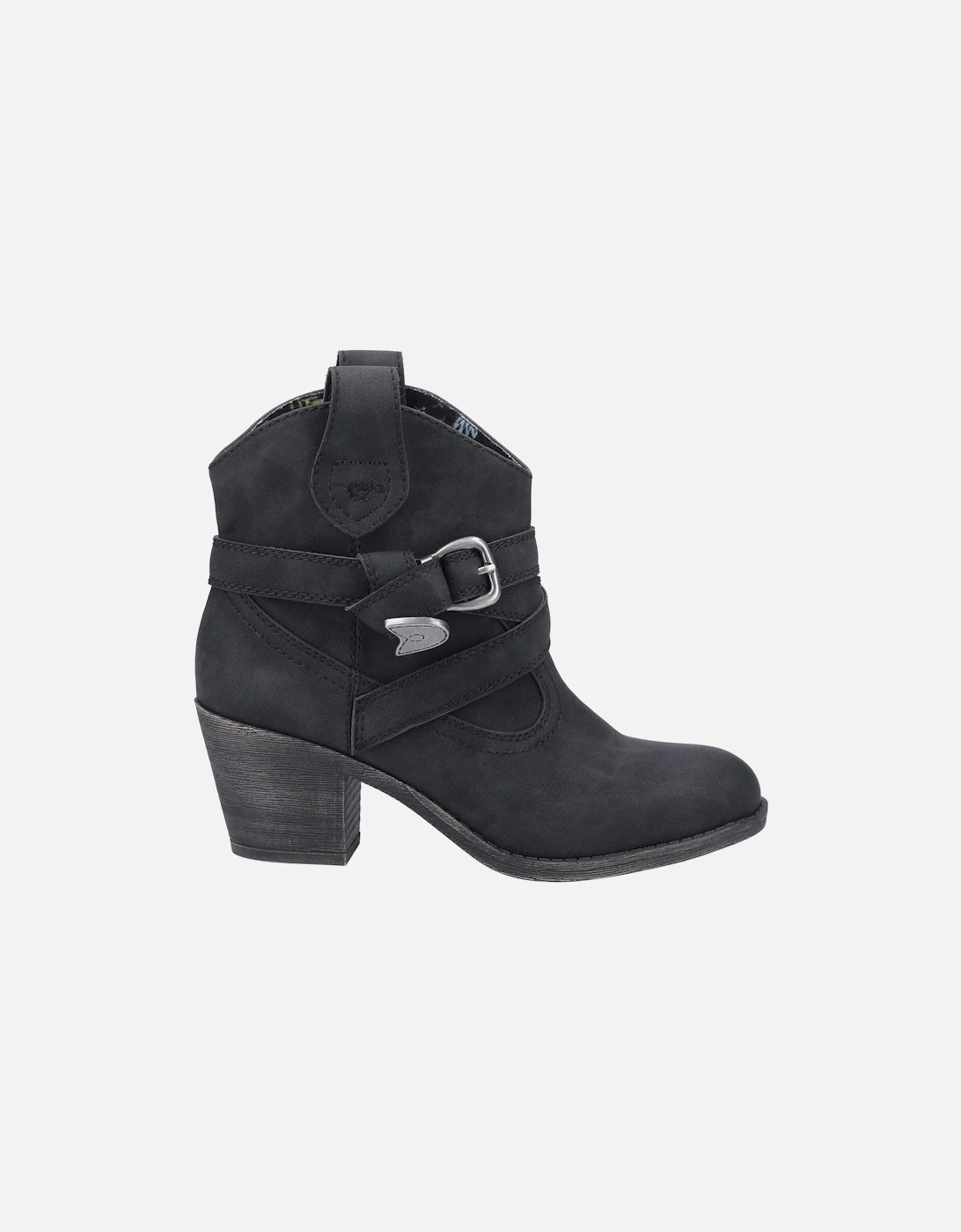 Satire Polyurethane Women's Black Boots