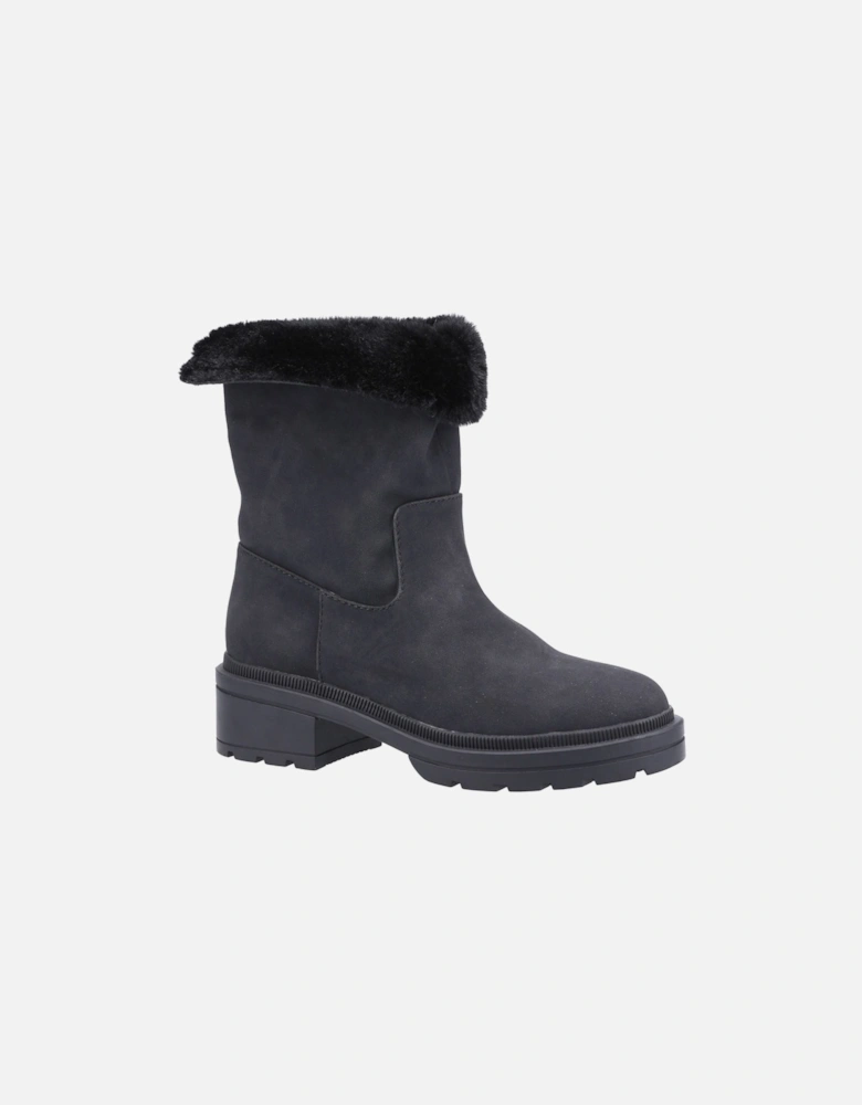 Idea Polyurethane Women's Black Boots