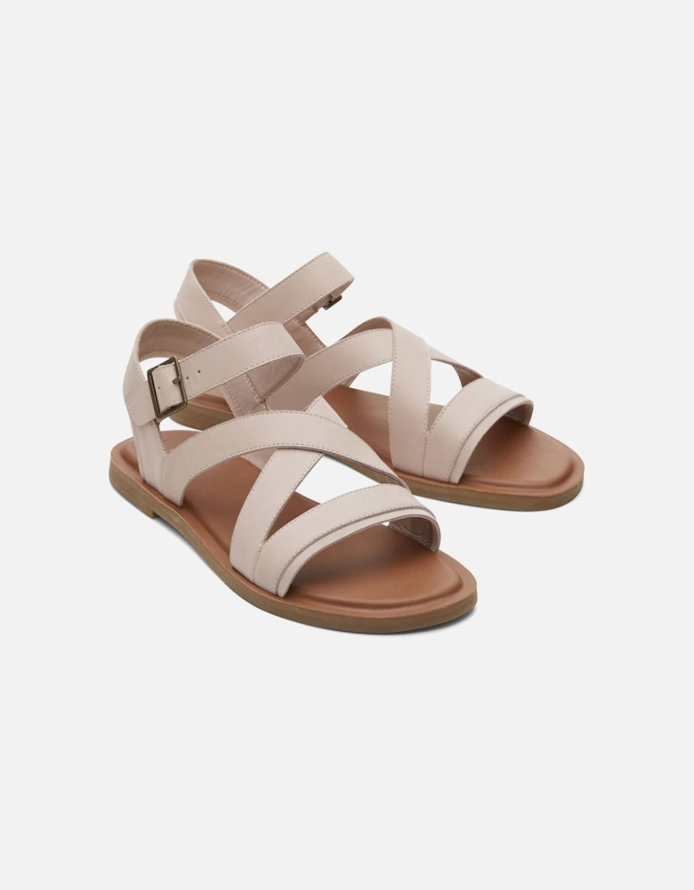 model Sloane Sandal Female in Ballet Pink