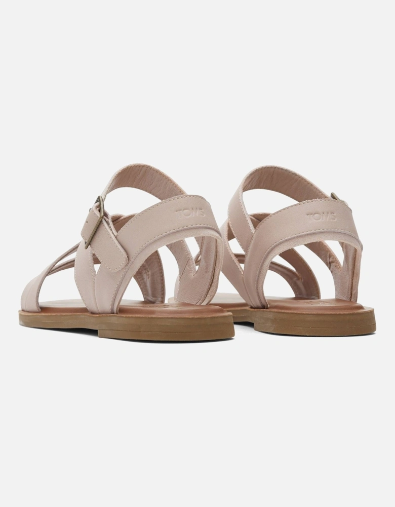 model Sloane Sandal Female in Ballet Pink