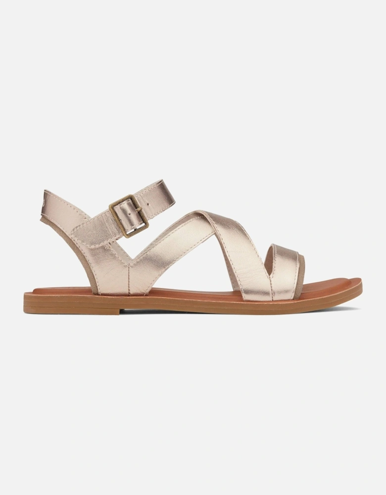 Sloane 100% Cow Women's Light Gold Wedges