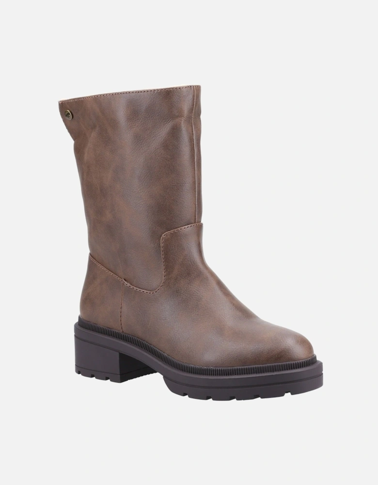 Idea Polyurethane Women's Brown Boots