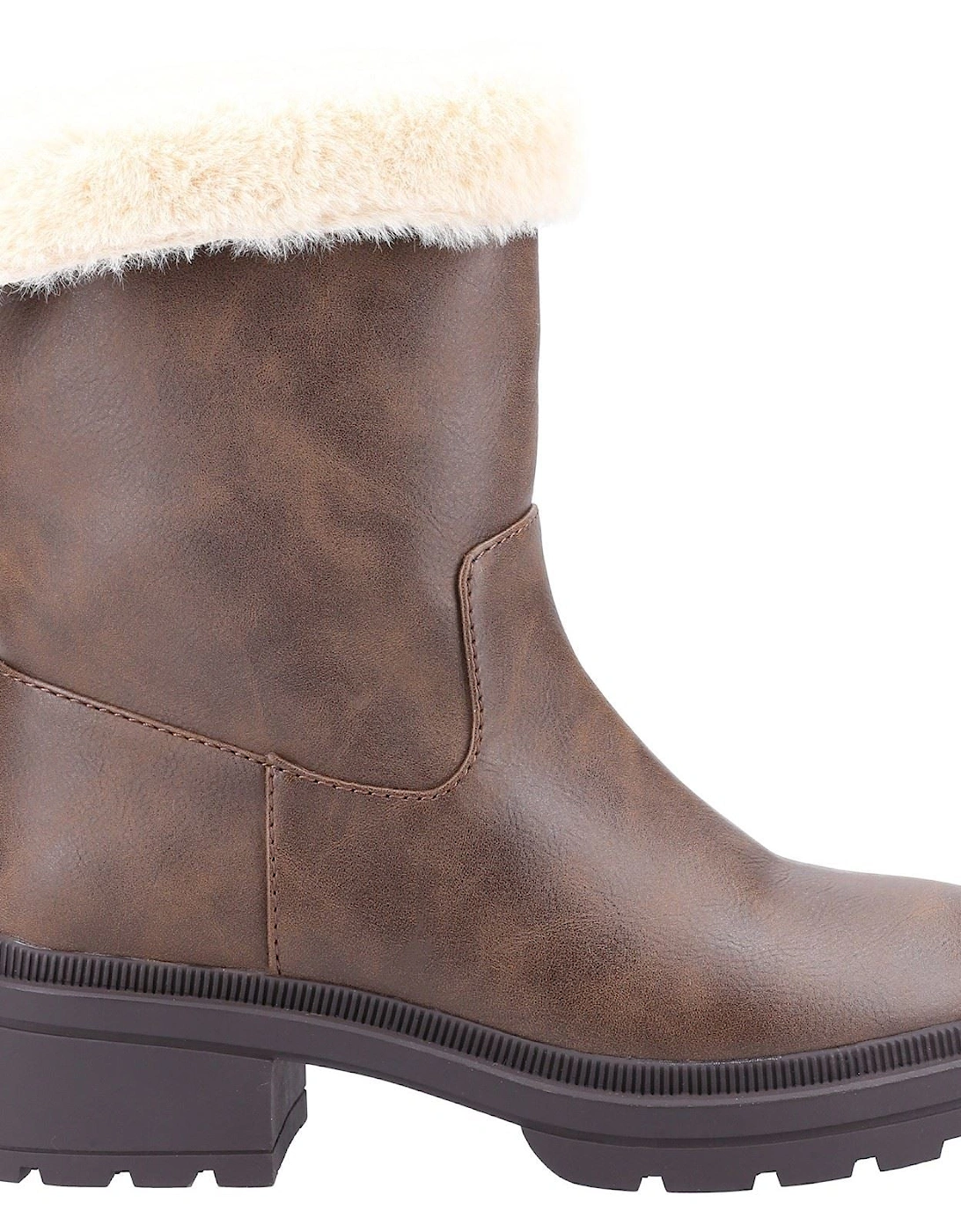 Idea Polyurethane Women's Brown Boots