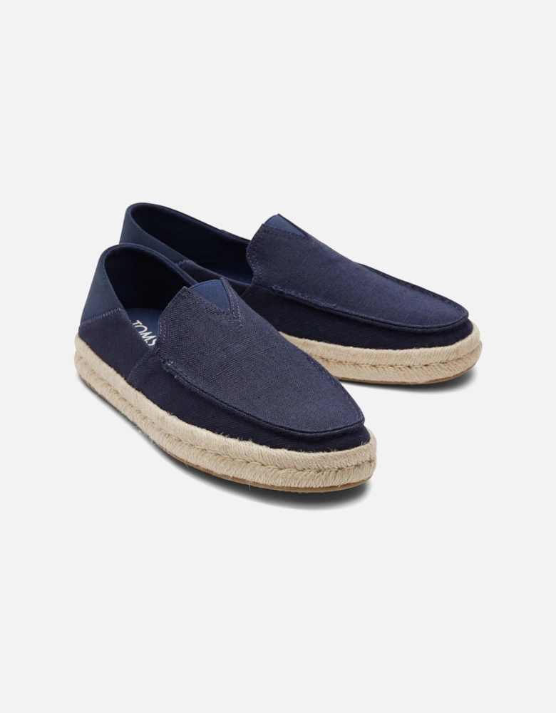 Alonso Jute Men's Navy Espadrilles