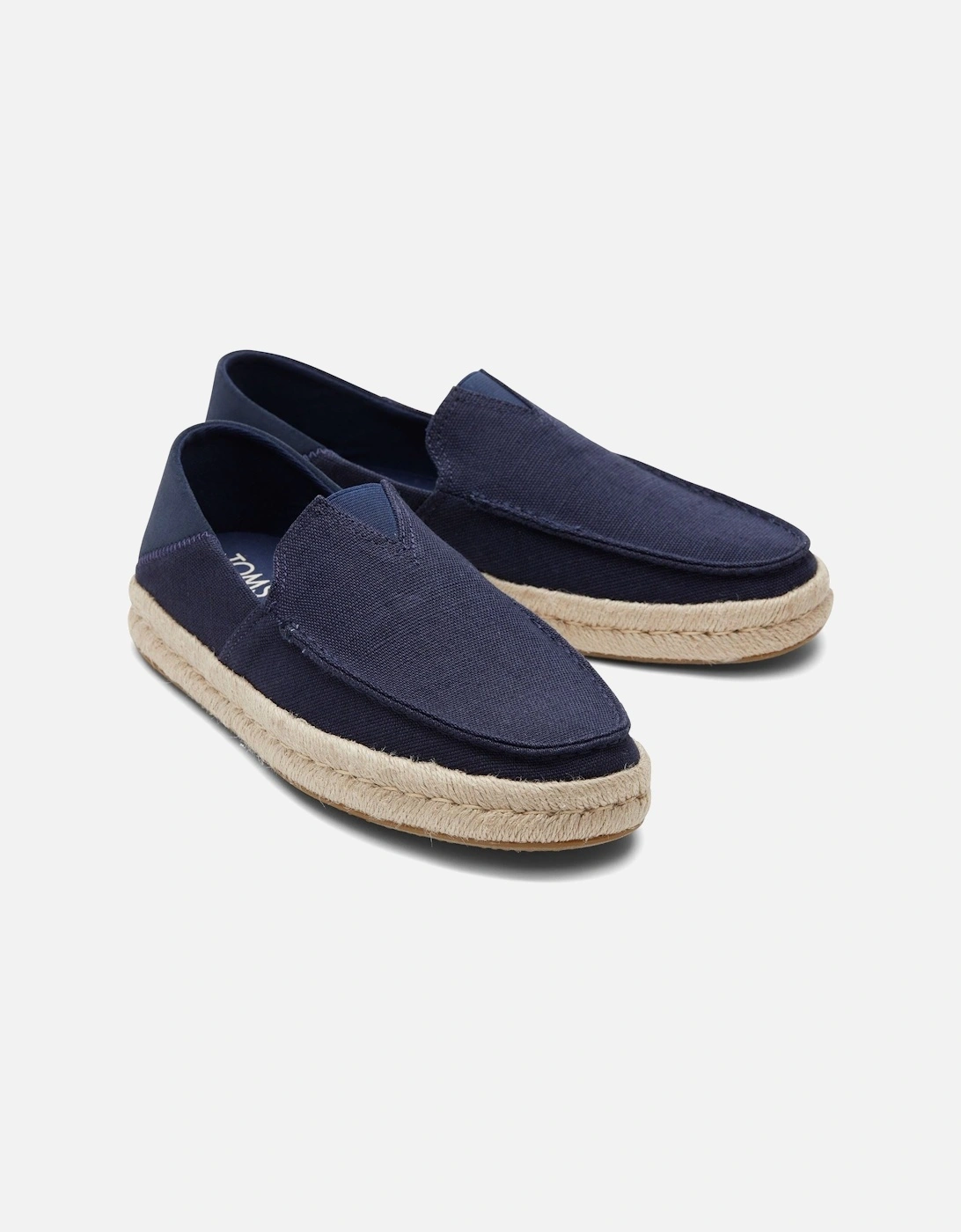 Men's TOMS Men's Alonso Loafer Rope in Navy - Size: 7