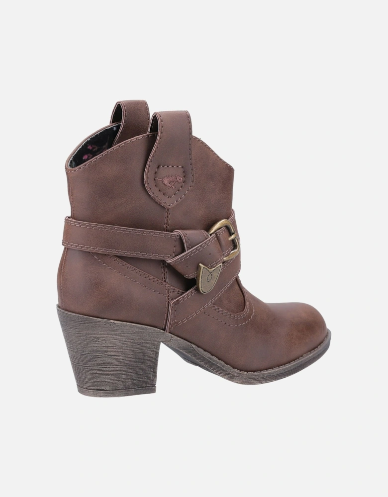 Satire Polyurethane Women's Brown Boots