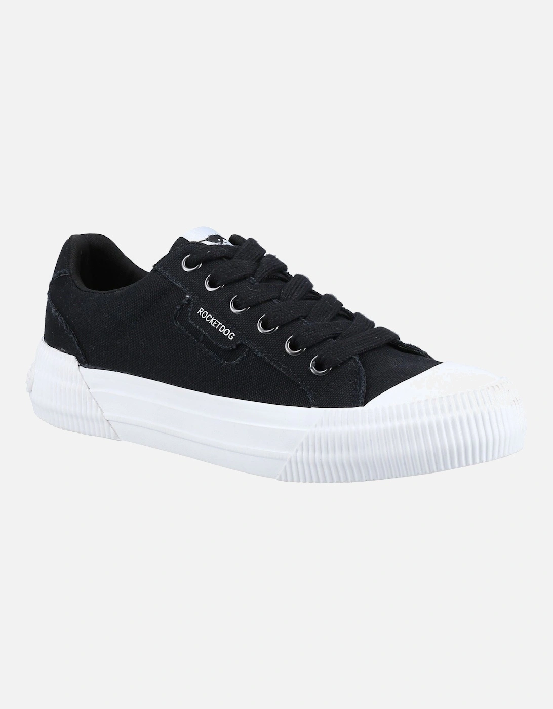 Cheery 12A Canvas Cotton Women's Black Trainers, 5 of 4