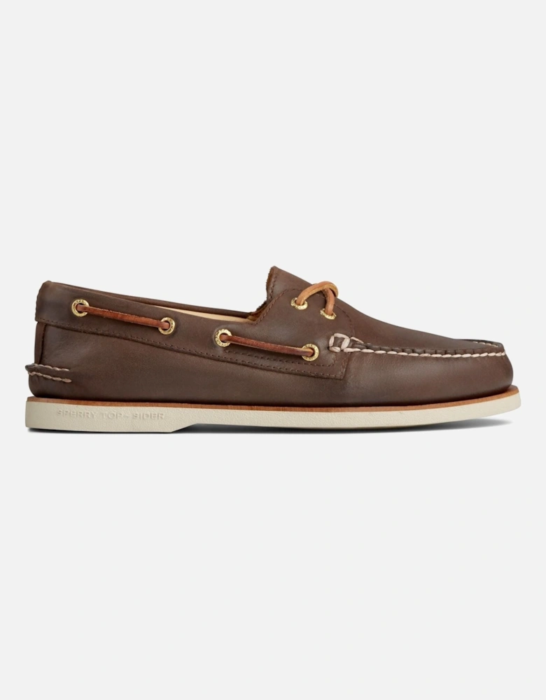 Sperry Gold Cup Authentic Original Leather Men's Brown Boat Shoes