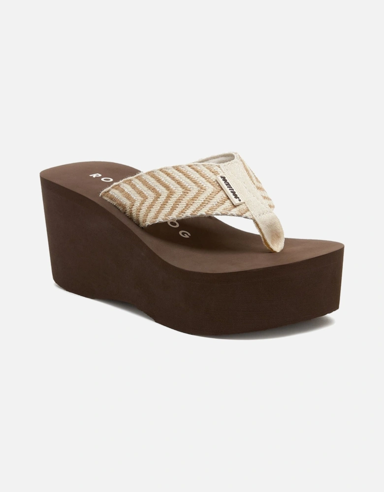 Crush Cordel Cotton Women's Natural Wedges