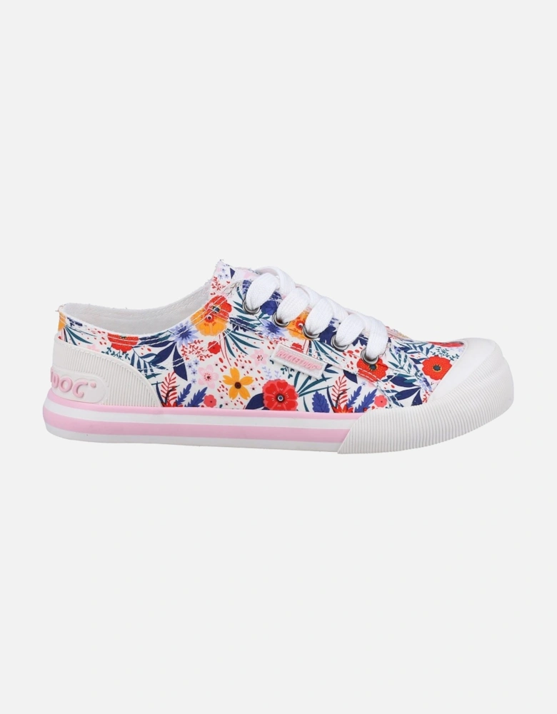 Jazzin Malden Floral Cotton Women's White/Multi Trainers