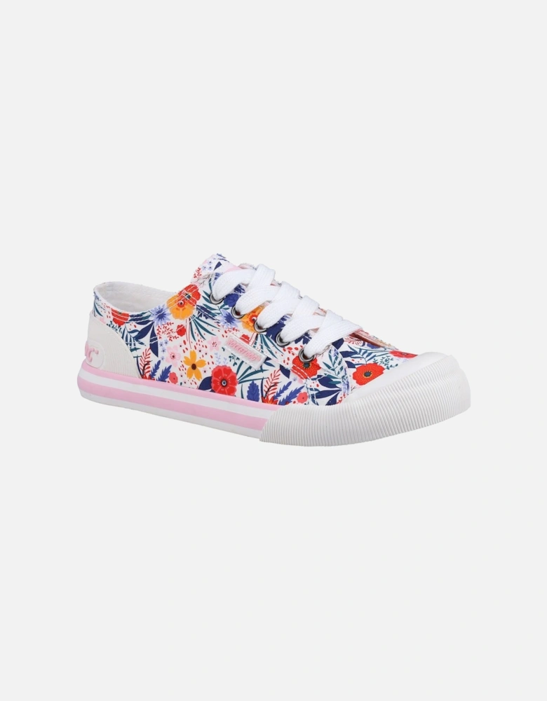 Jazzin Malden Floral Cotton Women's White/Multi Trainers