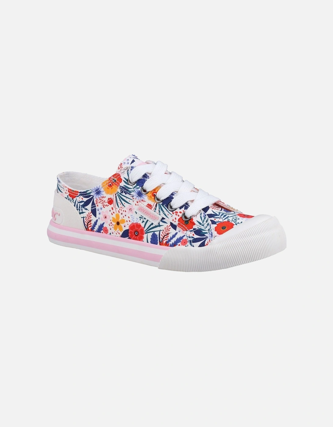 Jazzin Malden Floral Cotton Women's White/Multi Trainers, 5 of 4