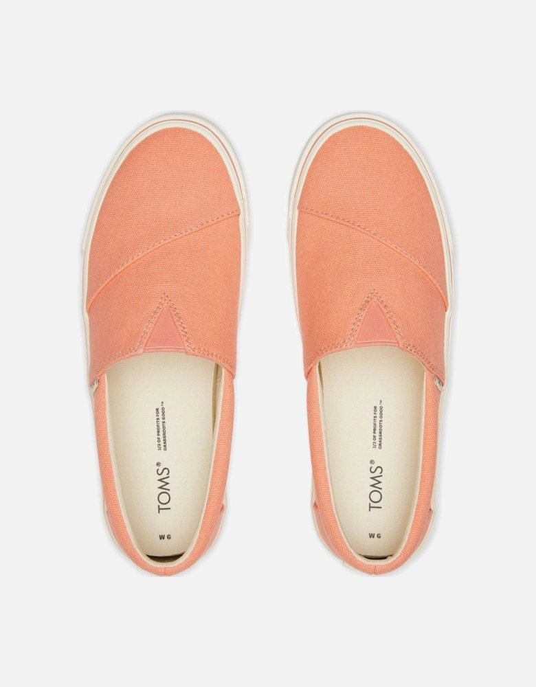 Alpargata Fenix Slip On Polyester Women's Orange Espadrilles