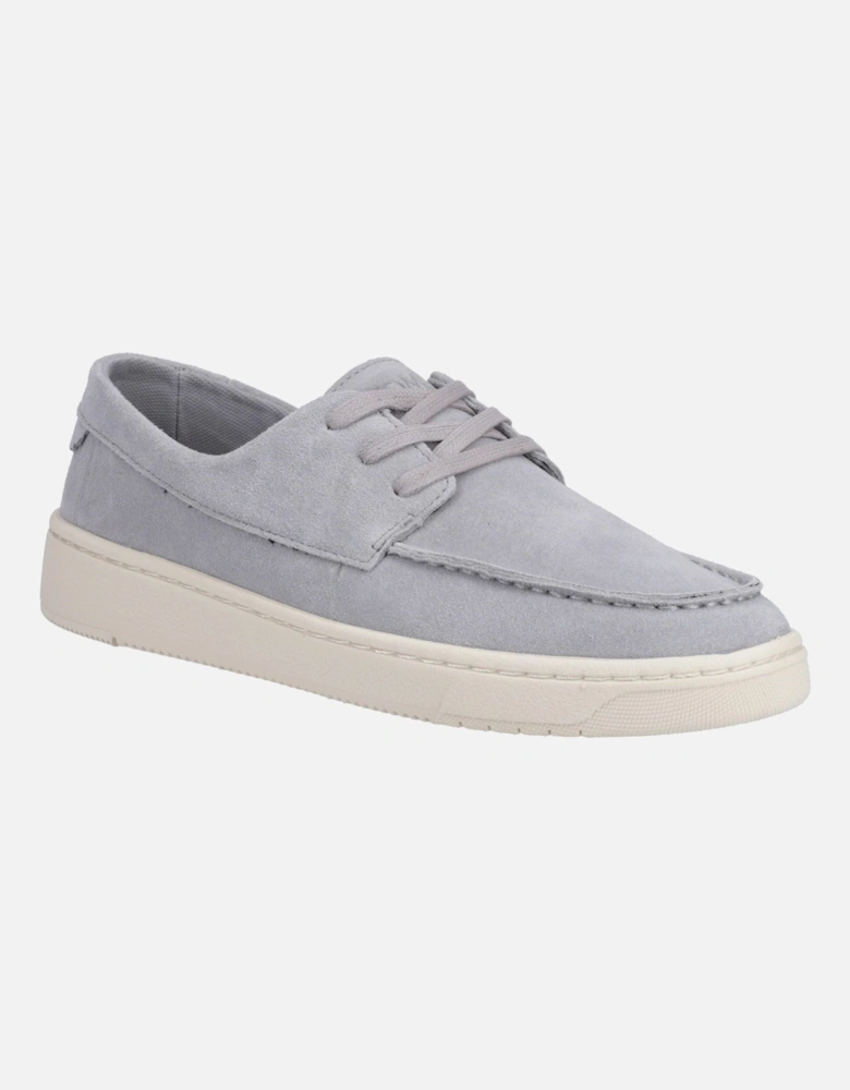 TRVL Lite London 100% Cow Men's Ultimate Grey Lace-Up Shoes