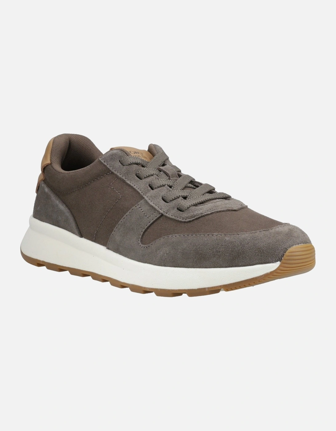 TOMS Men's TOMS TRVL Lite Retro Leather Men's Olive Trainers - Brown