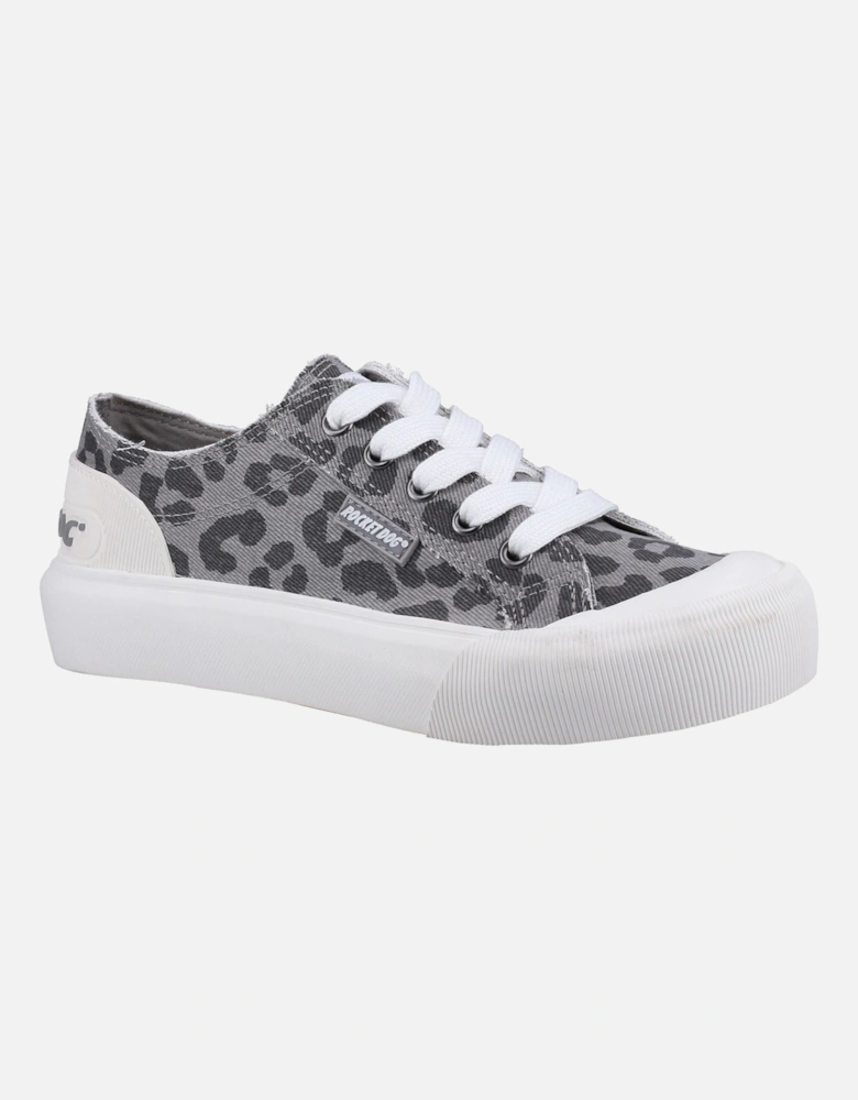 Jazzin Plus Ames Cotton Women's Grey Trainers