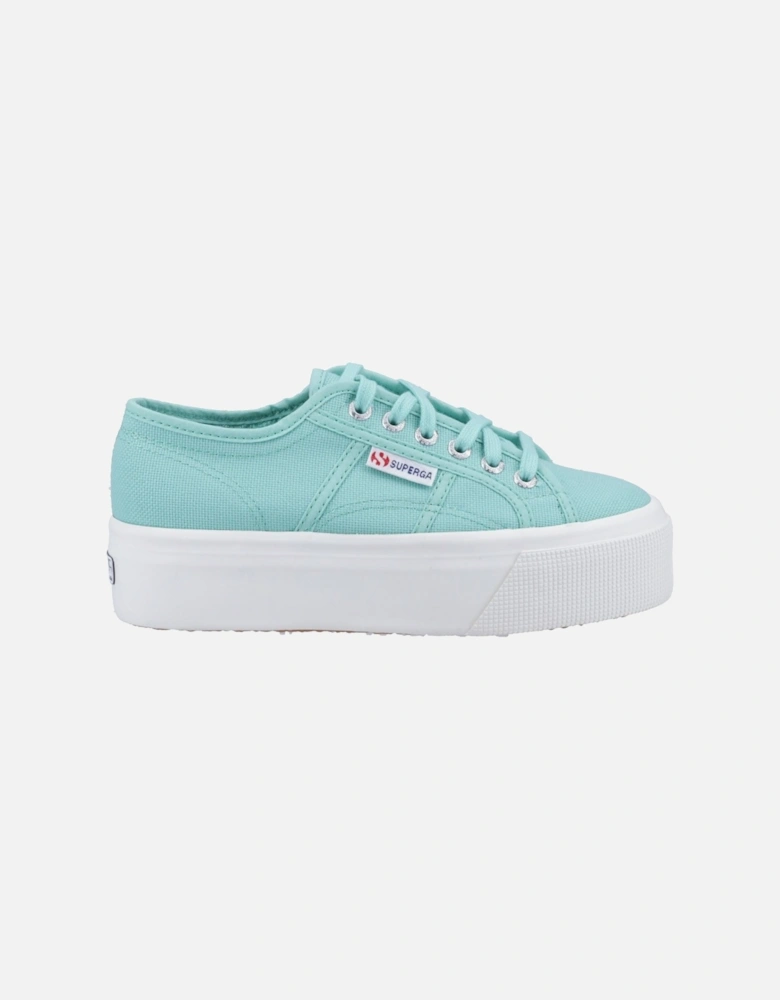 2790 Linea Up And Down 100% Cotton Women's Green Water Trainers