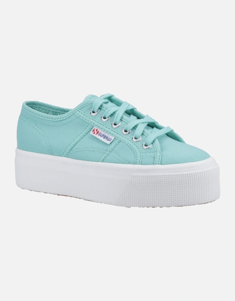 2790 Linea Up And Down 100% Cotton Women's Green Water Trainers