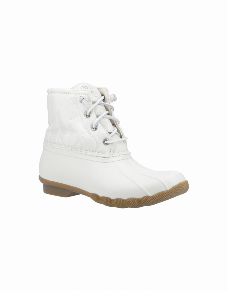 Sperry model Saltwater SeaCycled RPET Nylon Boot Female in Ivory