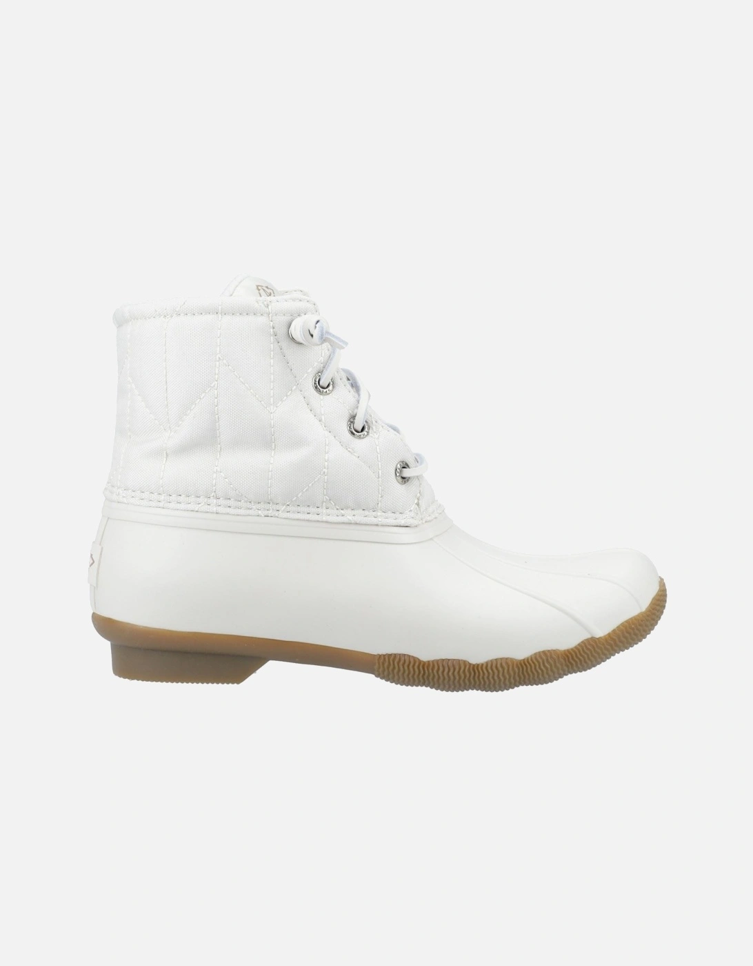 Sperry model Saltwater SeaCycled RPET Nylon Boot Female in Ivory