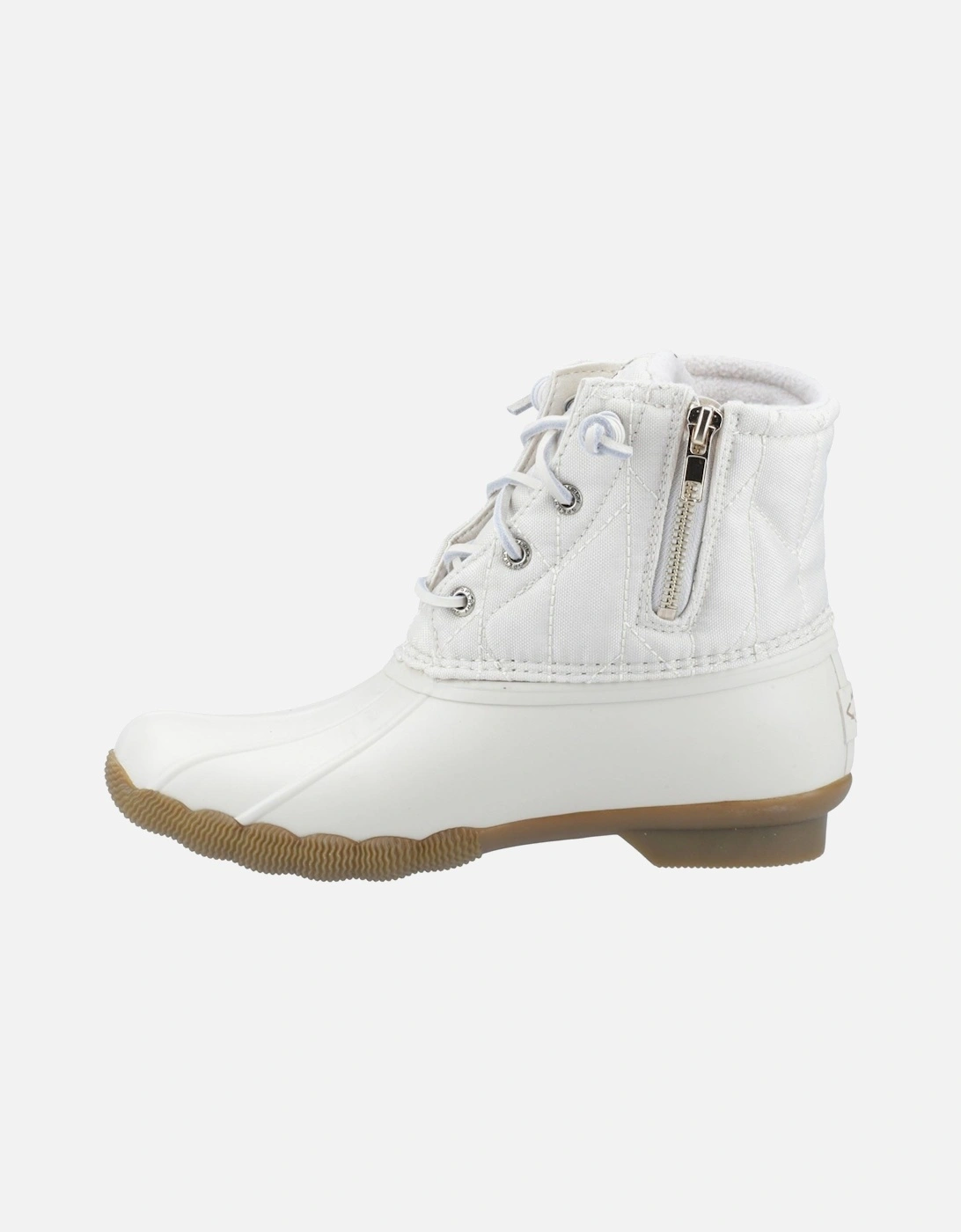 Sperry model Saltwater SeaCycled RPET Nylon Boot Female in Ivory