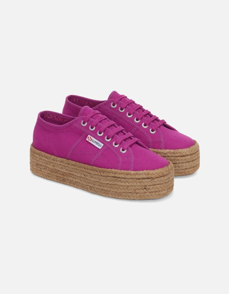 model 2790 Rope Shoe Female in Violet Purple